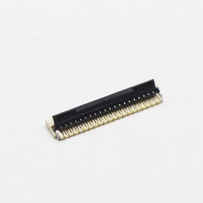 Jarak Elektronik 0.3MM Tinggi 1.0mm Konektor PCB 13-71pin Kontak Bawah