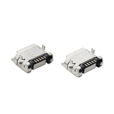 Konektor USB Mikro SMD Konektor Pengisi Daya 5 Pin 6.9mm ISO9001