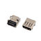 Konektor Kabel Micro HDMI Berlapis Emas 19 pin MENCELUPKAN + konektor tipe perempuan SMT d