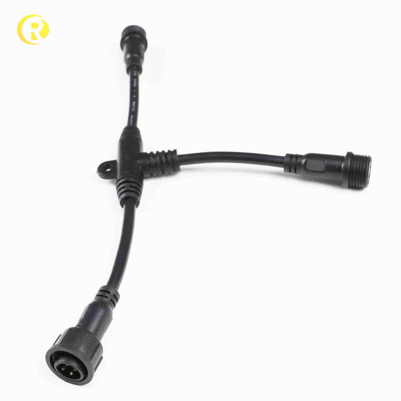 Kabel Ekstensi Konektor Pria dan Wanita Tahan Air M12 3 4 5 8 12 Pin Sensor