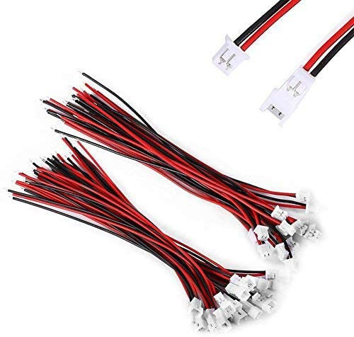 Micro Mini JST PH XH2.0 Elektronik Wire Harness 2Pin Konektor Plug Silikon Pria