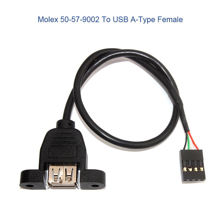 Molex 50-57-9404 Custom Wire Harness Dengan Konektor SL 2.54mm 4 Way 70066
