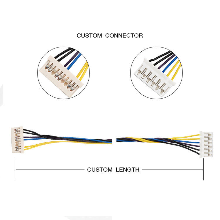 1.25mm 9pin Perakitan Kabel Harness Kawat HRS DF14-9S-1.25C Ke JST SPH-002T-P0.5S