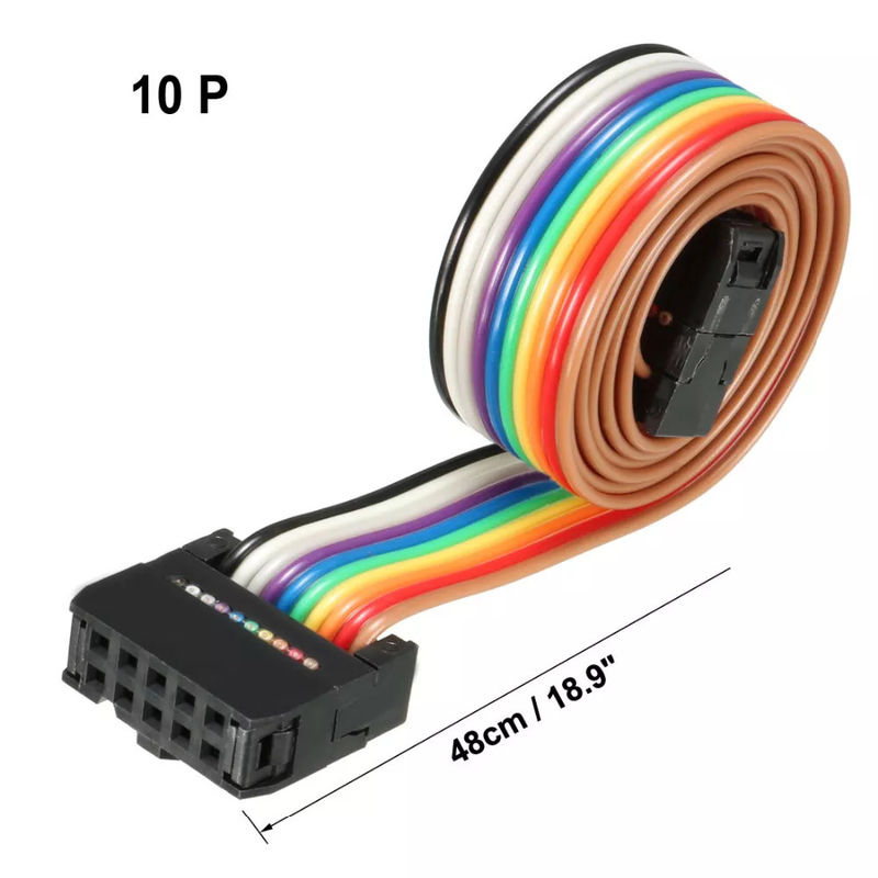 24AWG AWM 2651 FFC IDC Kabel Pita 26 Pin 2.54mm Pitch Fleksibel PCB Flat