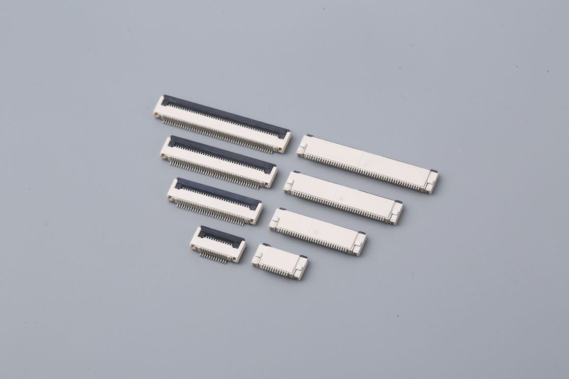 Fpc konektor flip 0.5mm untuk pcb 4 5 6 8 10 12 14 16 18 20 22 24 26 28 30 32 34 36 40-60 pin