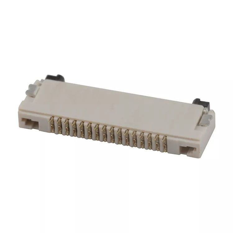 1.5H Sudut Kanan 0.5mm Konektor FPC Pitch SMT ZIF Tipe 4-60Pin
