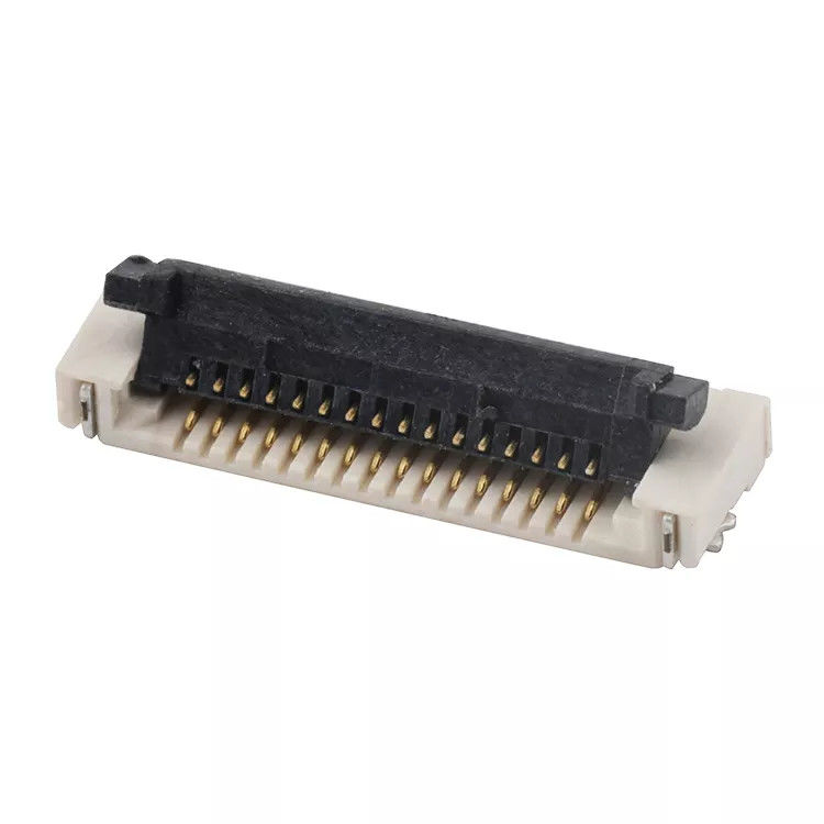 1.5H Sudut Kanan 0.5mm Konektor FPC Pitch SMT ZIF Tipe 4-60Pin