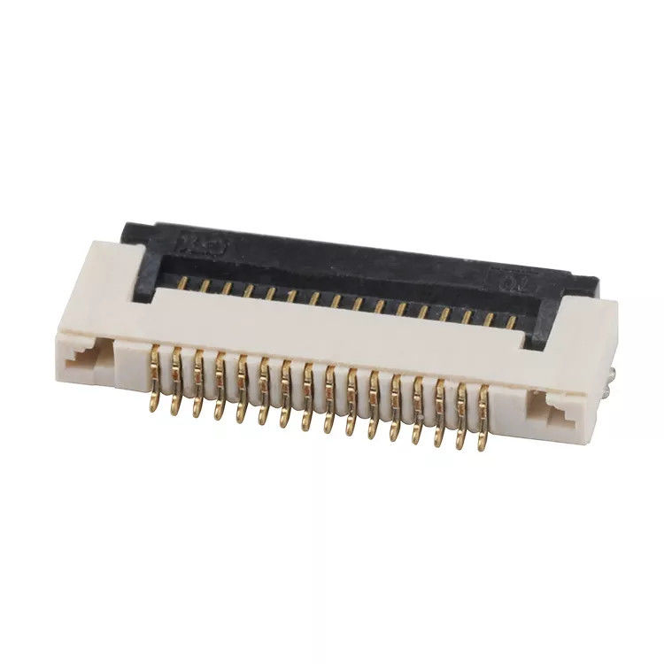 1.5H Sudut Kanan 0.5mm Konektor FPC Pitch SMT ZIF Tipe 4-60Pin