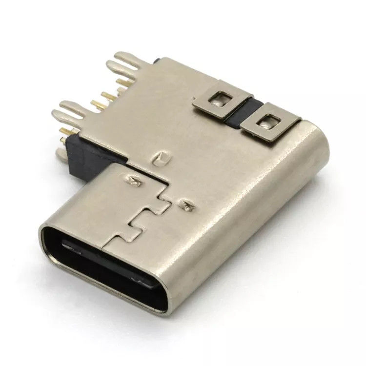Side Insert 14Pin Female Socket Charging Port 3.1 USB C PCB Connector SMT Receptacle