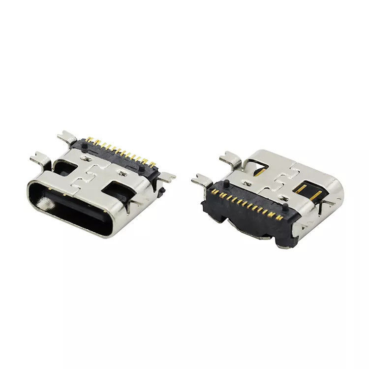 16Pin USB 3.1 Reversible Receptacle C Type Female Socket Connector SMT