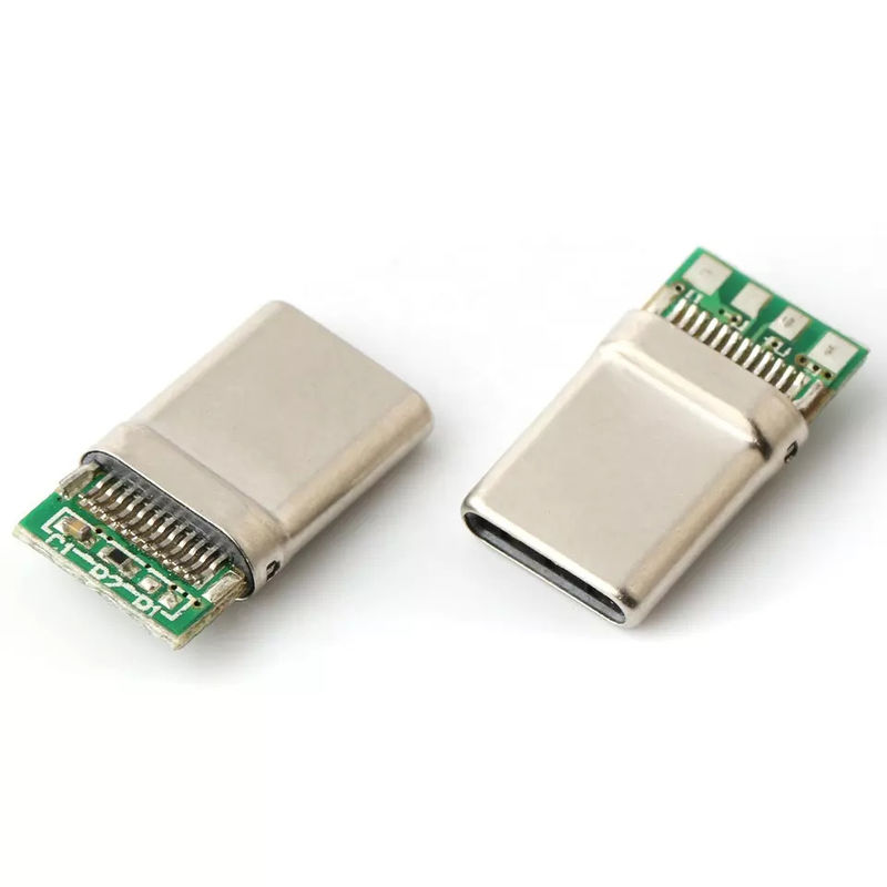 Waterproof dip USB konektor 6pin perempuan sudut kanan waterproof konektor tipe-c