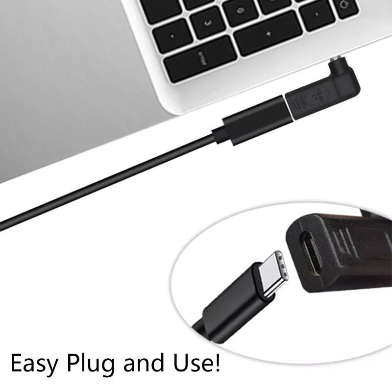 100W USB Type C Female To DC 5.5x2.5mm Male PD Connector Fast Quick Charge