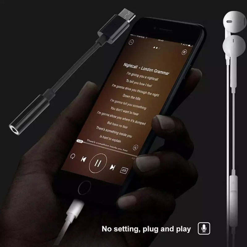 Tipe C Ke 3.5mm Earphone Kabel Adaptor USB 3.1 Tipe C Untuk Xiaomi Samsung Android