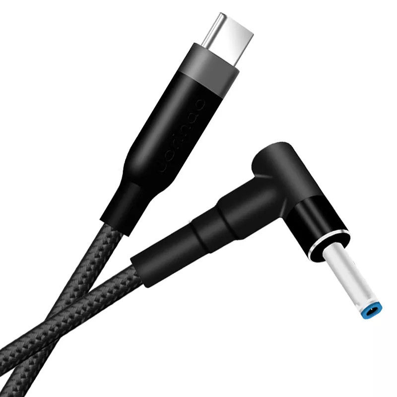 100W DC 4.5x3.0mm USB Tipe C PD DC 4530 Konverter Pria Untuk Mengisi Daya Notebook Hp