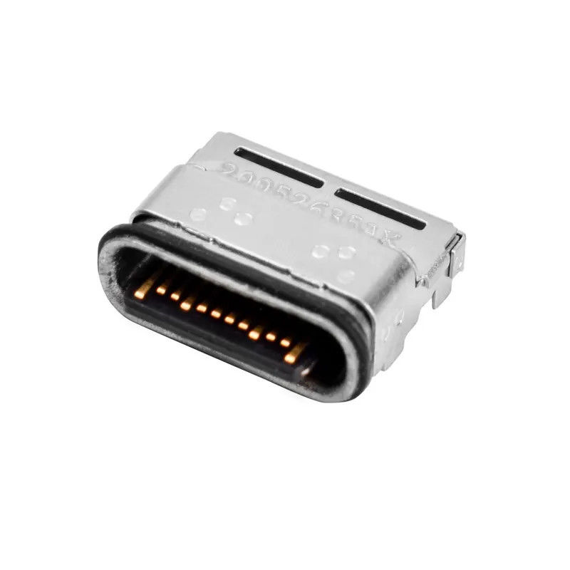 Waterproof IPX8 Female 24 Pin Connector Type C USB Receptacle SMT