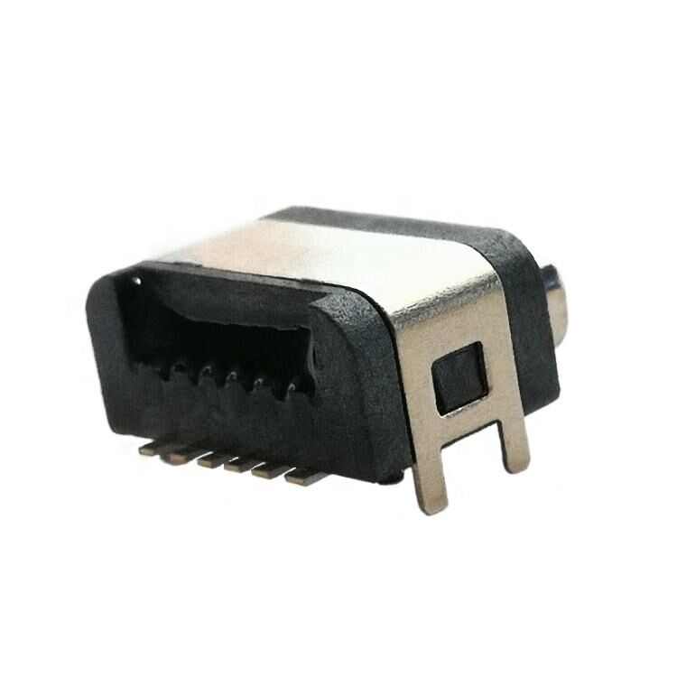 Konektor USB Tahan Air IP67 Konektor USB Tipe C Female Pemasangan Permukaan Horizontal 6pin