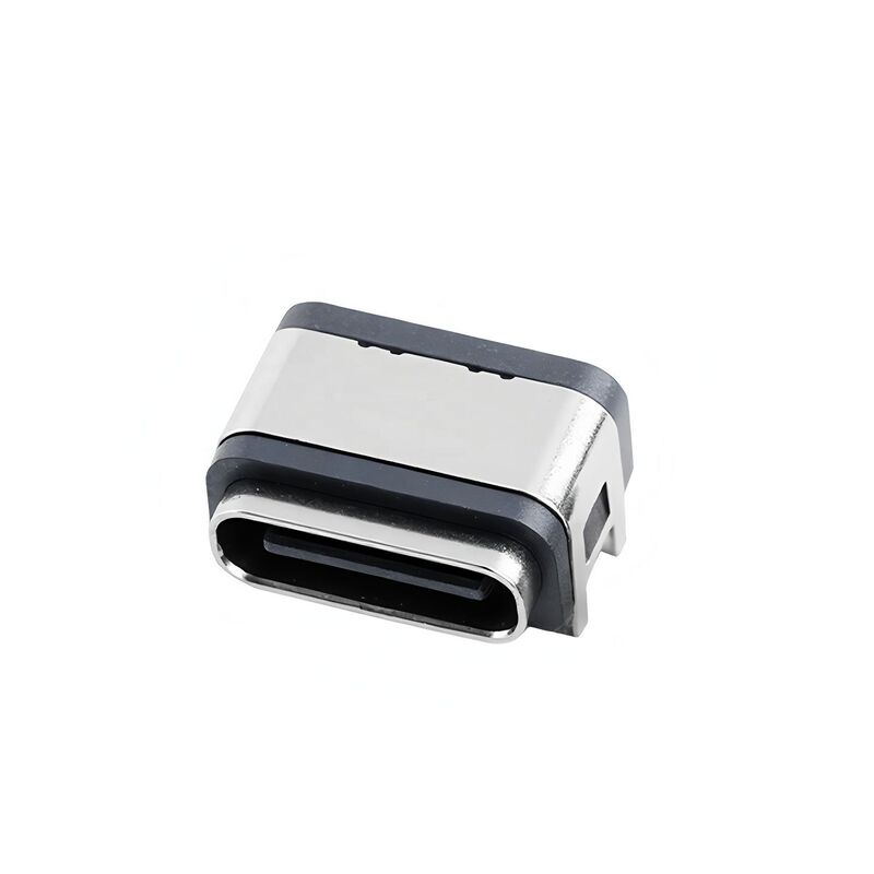 Konektor Betina Tipe C 16 Pin Horizontal SMT Mounting Konektor USB Tahan Air 5A 20V
