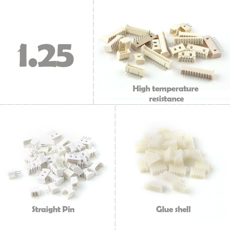 Konektor Wafer 1.25mm Pitch 2-16 Pin Dip Right Angl Jst Wire to Board Konektor