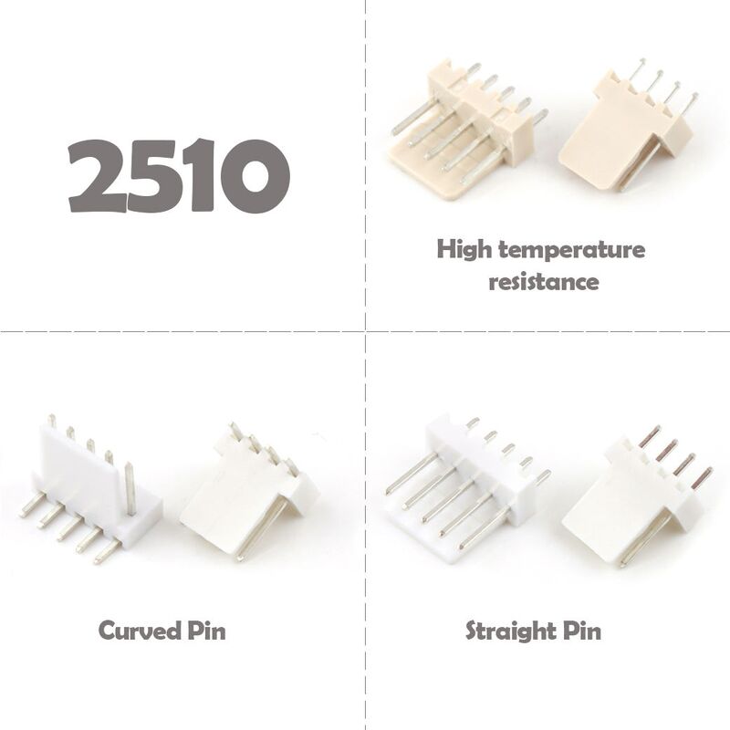 2.54 Wire to Board Wafer Connector Lcp Vertikal 90 Degree Jst 2.5mm Smt Pcb Connector