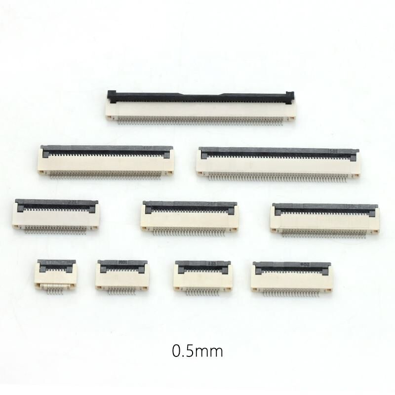 Konektor FPC Tipe Flip-lock Horizontal ZIF H2.0mm 4-60pin Pitch 0.5mm Konektor FPC/FFC