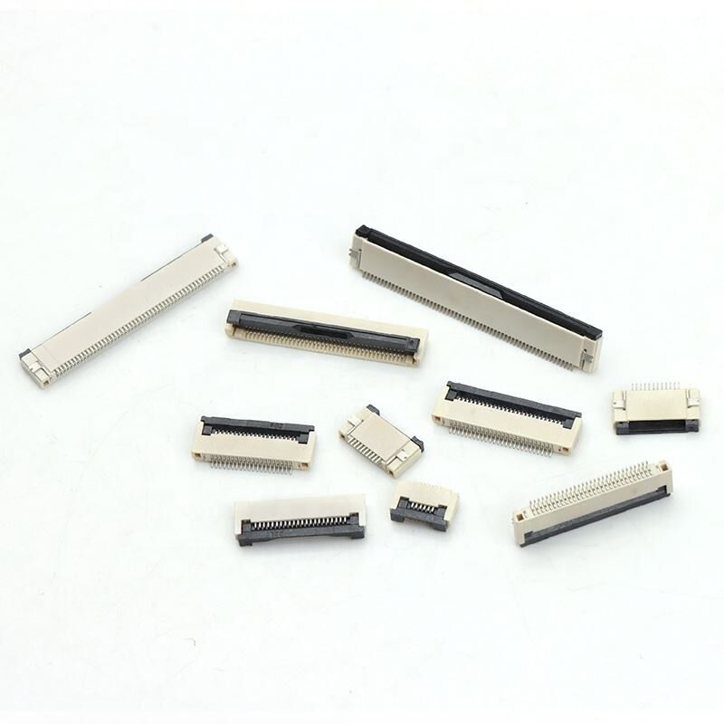Konektor FPC Tipe Flip-lock Horizontal ZIF H2.0mm 4-60pin Pitch 0.5mm Konektor FPC/FFC