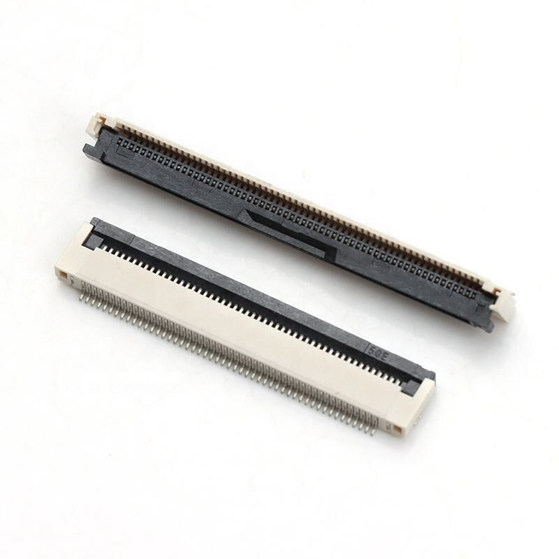 Konektor FPC Tipe Flip-lock Horizontal ZIF H2.0mm 4-60pin Pitch 0.5mm Konektor FPC/FFC