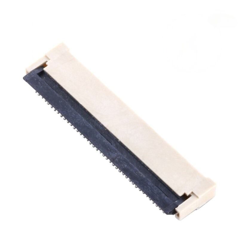 Konektor fpc ZIF tipe flip-lock horizontal 0.5mm 0.5mm 4-60 pin