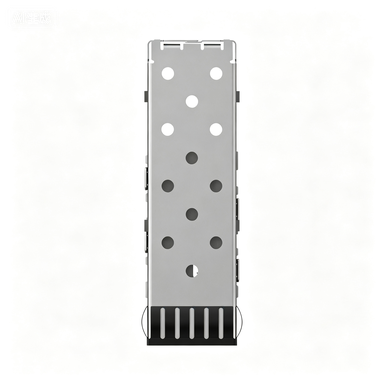 1x1 Cage Assembly Press-Fit EMI Shielding Housing for Network Switch Server PCB Transceiver Port