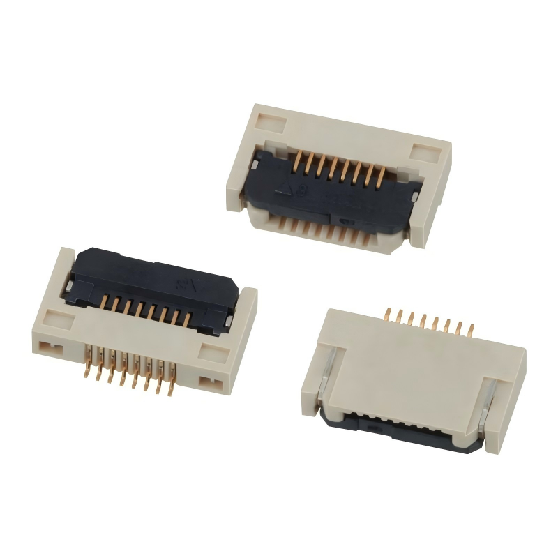 Konektor FFC FPC OEM Kustomisasi RoHS 30pin 0.5mm untuk layar sentuh