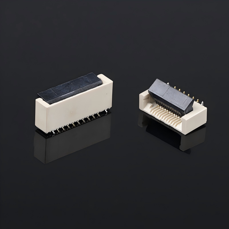 0.5mm Pitch 60PIN Vertikal Positive Foot 5.2H Clamshell Buckle Flat Connector Cable Socket FPC FFC Cable PCB Connectors