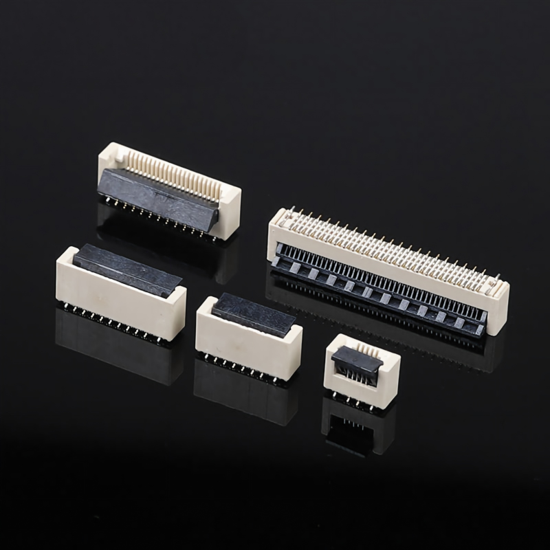 0.5mm Pitch 60PIN Vertikal Positive Foot 5.2H Clamshell Buckle Flat Connector Cable Socket FPC FFC Cable PCB Connectors