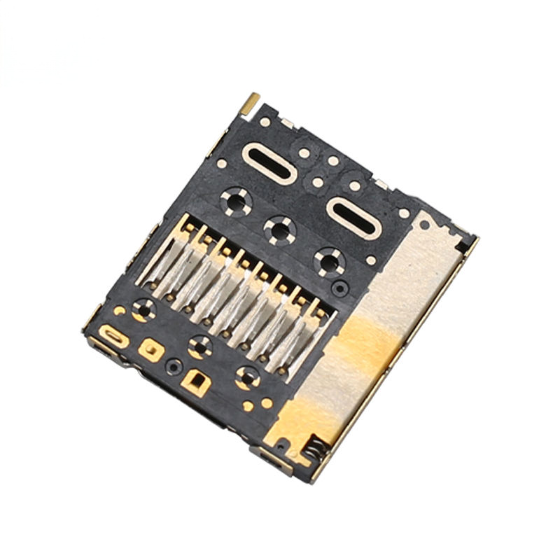 Penggantian Konektor Kartu Micro SD Tipe Push-Push JAE ST11S008V4HR2000 Slot Kartu TF untuk Kamera Ponsel - untuk PCB