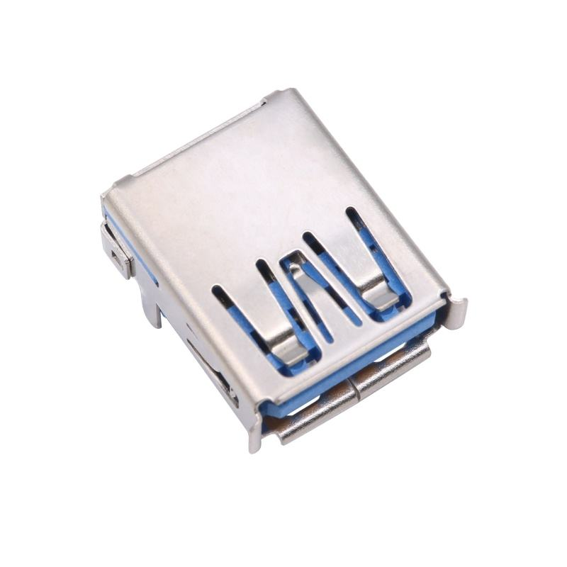 USB Type AB 6-Pin female Port Connector Solder Jacks Adapter