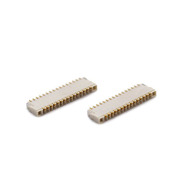 Kontak Bawah Tipe Balik Konektor FPC Melempar 0,3 mm 13-51 Pin FFC ZIF Penyambung
