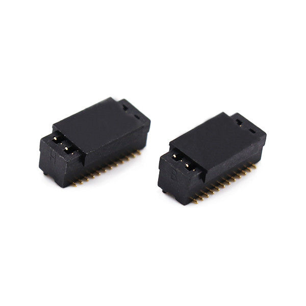 0.8mm Melempar Papan Ke Papan Pin Penyambung / Konektor Papan Sirkuit Cetak PA9T