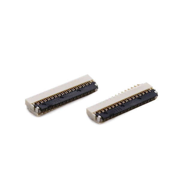 Konektor FPC SMT 0,3 Mm Kontak Depan Balik Bawah Kontak 9-71 Pin Konektor Fleksibel Datar