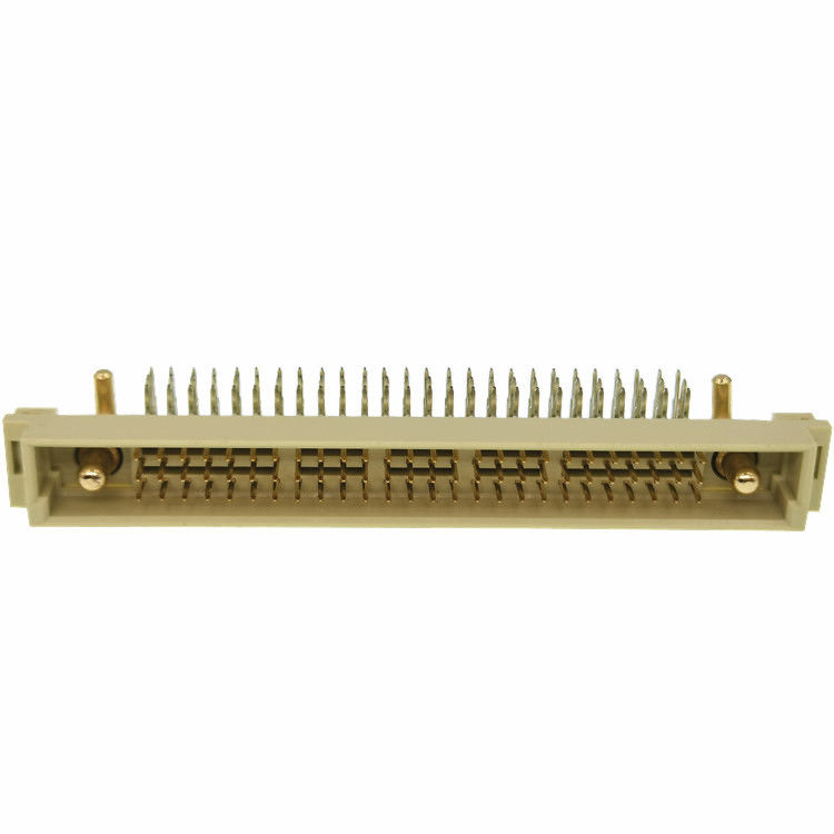 2.54mm 3*36 Pin 78 Pin 3 Baris tajuk Pria Din 41612 Konektor Sudut Kanan