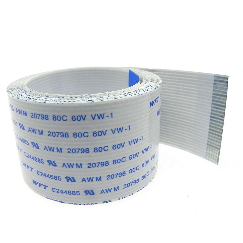 1.0mm Melempar 2800mm Panjang FFC Kabel Datar 30 Pin Kabel Fleksibel Untuk Printer 3D