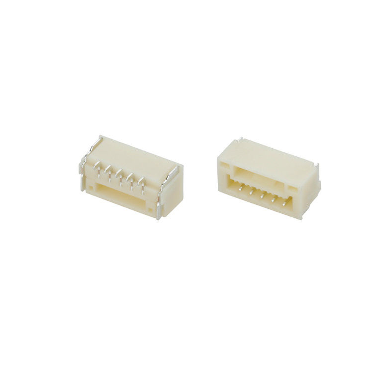 SMD 5 Pin WTB Kue Kue wafer Box Penyambung 90 Derajat 1.25 Mm Melempar