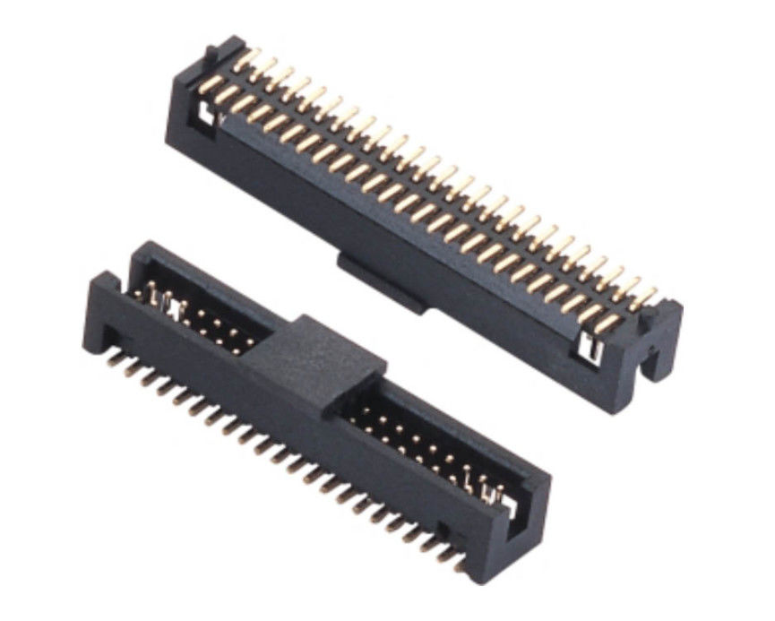 Konektor tajuk Kotak UL94V-0 SMT 60 Pin 2.54 Mm Untuk Peralatan Otomatis