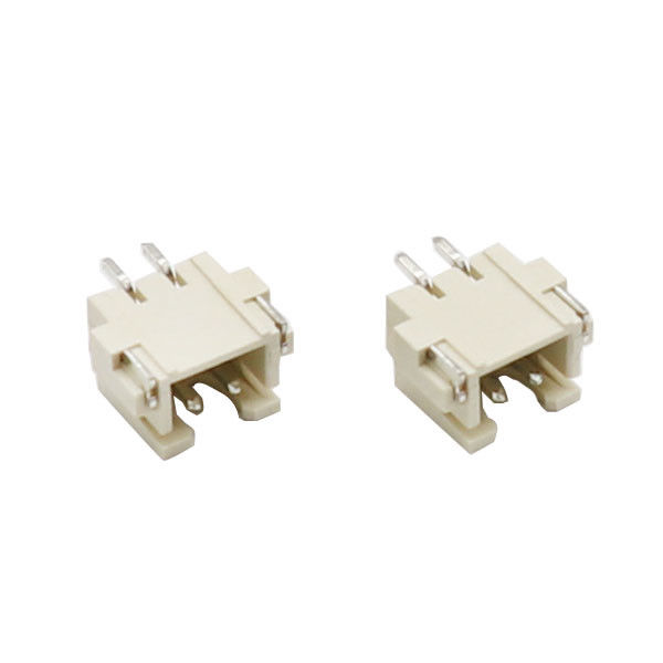2 Pin PCB Housing Kue Kue wafer Box Penyambung Kawat Horisontal SMT Ke tajuk Papan