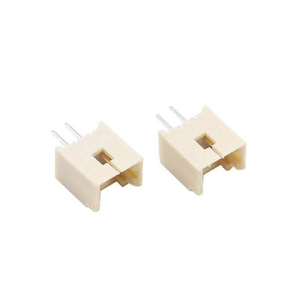 PBT Bar 1.25mm Melempar Kue Kue wafer Box Penyambung Kontak Kuningan 2 Pin tajuk Wanita