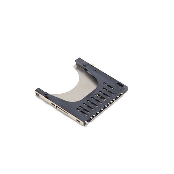 Jenis Dorong Konektor Kartu Memori Micro SD UL94V-0 Soket SMT 10p