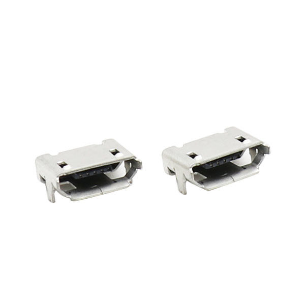 SMD MENCELUPKAN 7.2mm Konektor Micro USB 5 Pin Tipe B Soket PCB Mikro USB Dengan Tepi