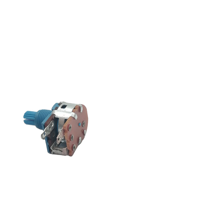 16mm B500k Rotary Type Potensiometer 200V dengan Panjang Aktuator 9mm