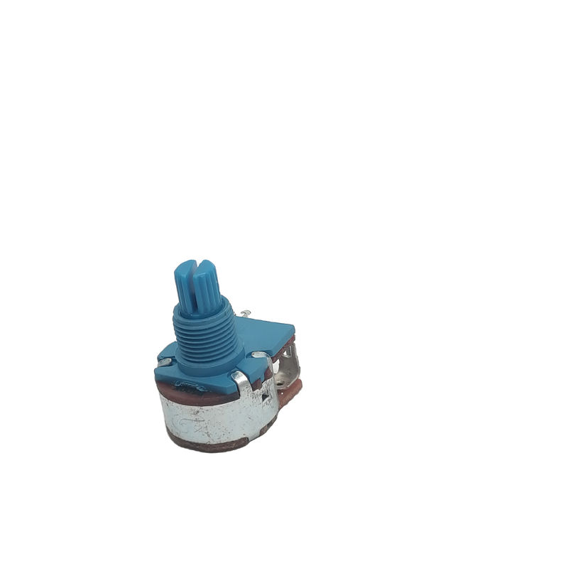 16mm B500k Rotary Type Potensiometer 200V dengan Panjang Aktuator 9mm