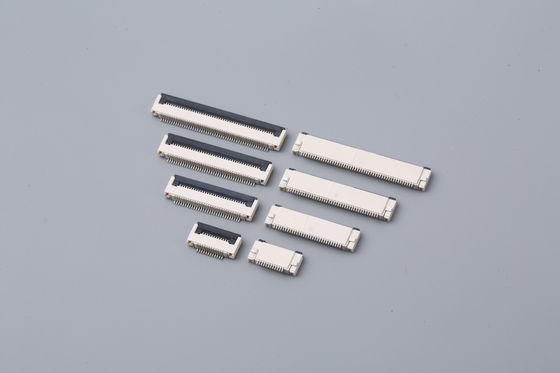 Fpc konektor flip 0.5mm untuk pcb 4 5 6 8 10 12 14 16 18 20 22 24 26 28 30 32 34 36 40-60 pin