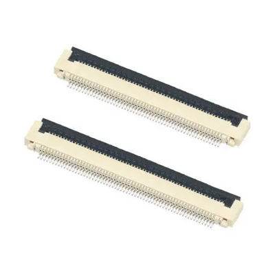 Fpc konektor flip 0.5mm untuk pcb 4 5 6 8 10 12 14 16 18 20 22 24 26 28 30 32 34 36 40-60 pin