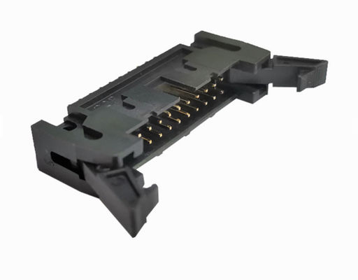 OEM UL94V-0 Konektor tajuk Kain kafan Telinga Ejector Panjang MENCELUPKAN Tipe Lurus